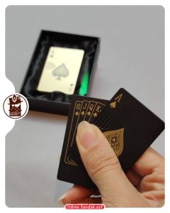 فندک گازی -بشکنی-طرح پاسور-شعله رنگی