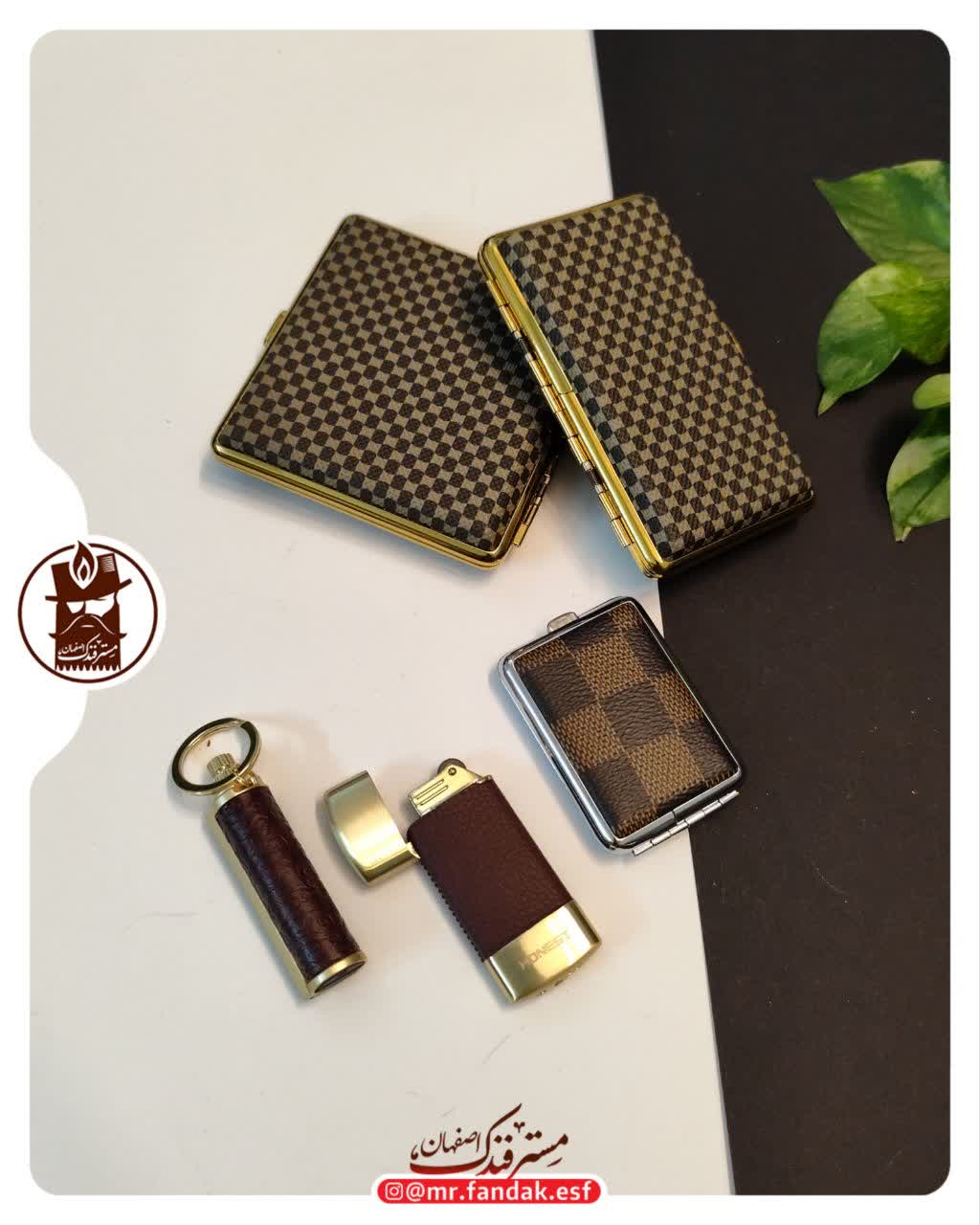 کیف سیگار گوپای چرم کلاسیک پایه بلند کیف سیگار گوپای چرم کلاسیک پایه بلند