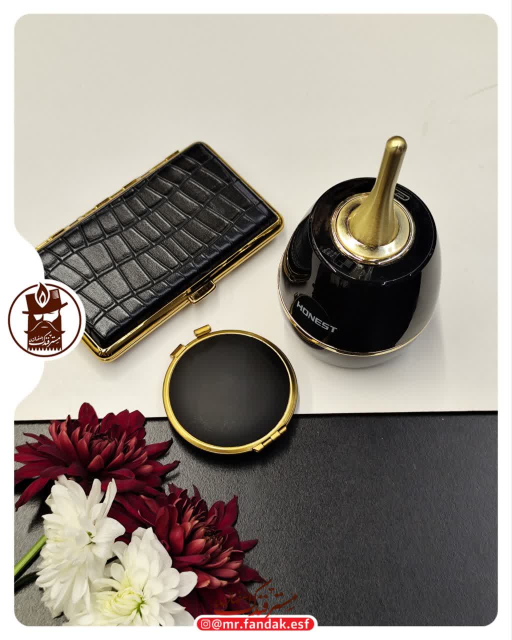 photo_2026-02-19_18-37-22 فندک رومیزی هانست honest برقی و بنزینی