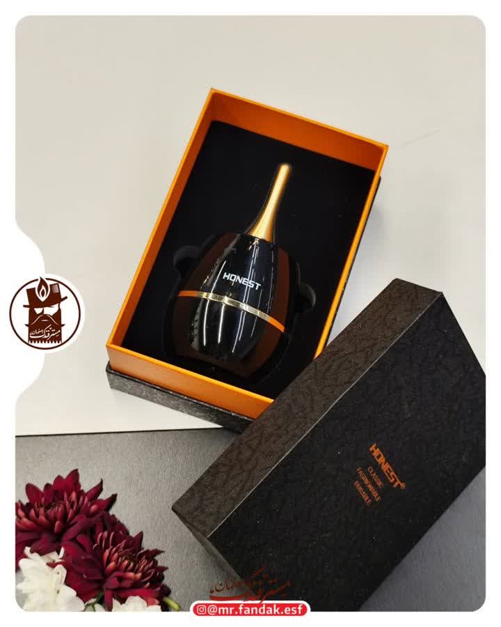 فندک رومیزی هانست honest برقی و بنزینی فندک رومیزی هانست honest برقی و بنزینی