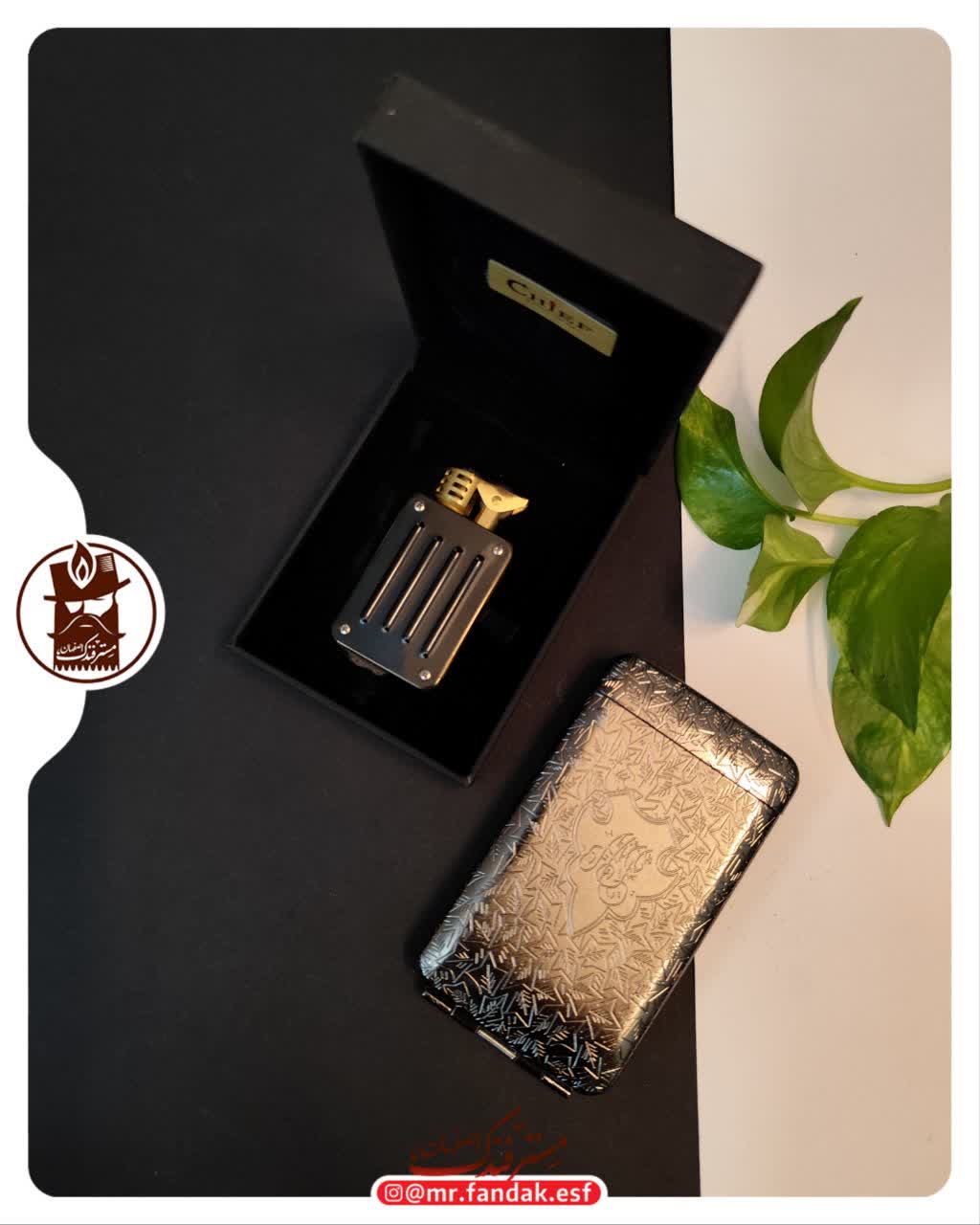 فندک کلکسیونی بنزینی جعبه دار چیف chief فندک کلکسیونی بنزینی چیف chief