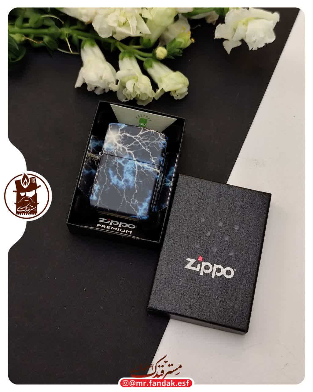 فندک زیپو اصلZippo Lighter 48610 49193 Lightning Design فندک زیپو اصلZippo Lighter 48610 49193 Lightning Design
