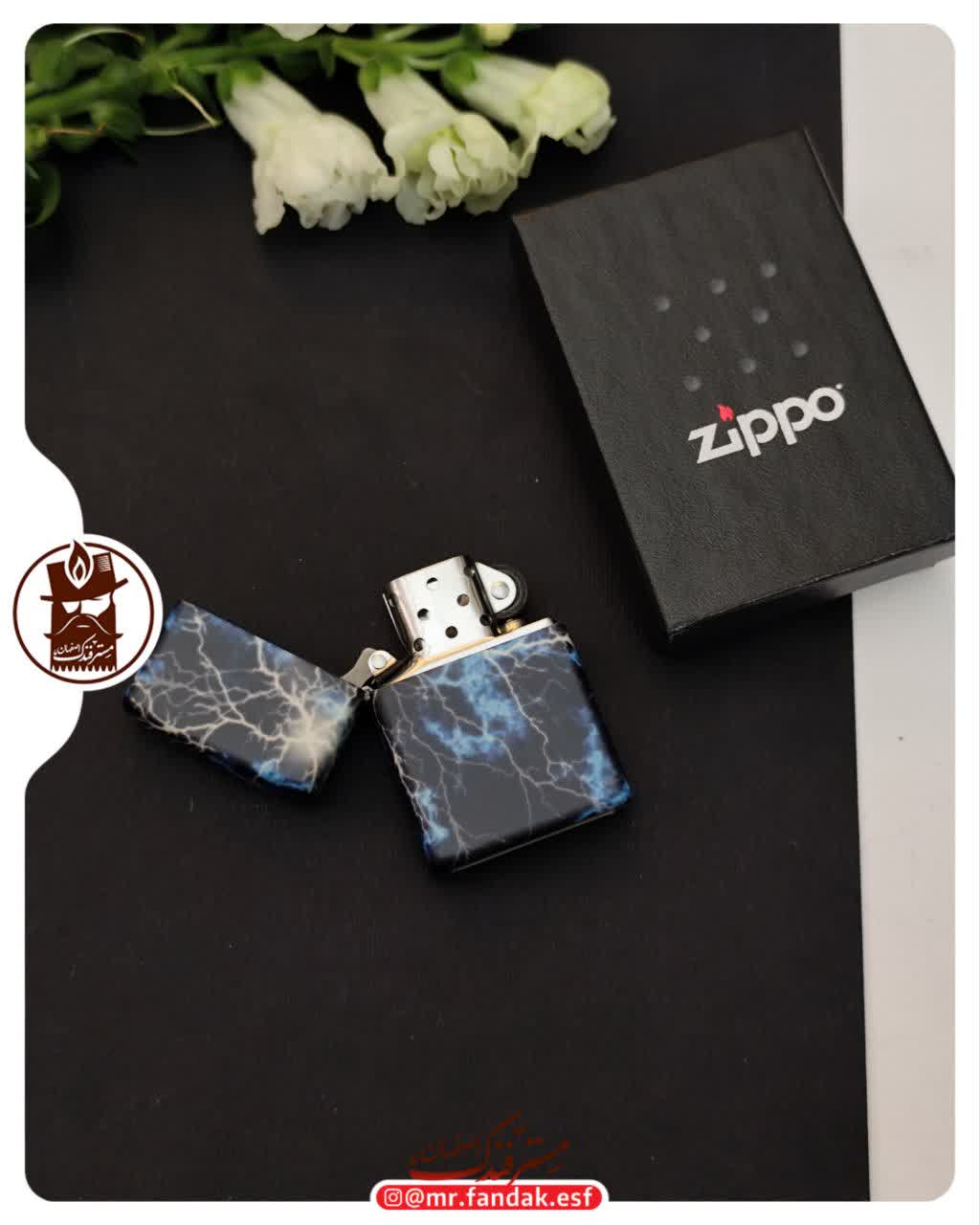فندک زیپو اصلZippo Lighter 48610 49193 Lightning Design فندک زیپو اصلZippo Lighter 48610 49193 Lightning Design