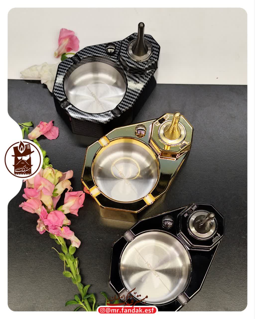 زیرسیگاری فندکدار بنزینی برقی هانست honest زیرسیگاری فندکدار بنزینی برقی هانست honest