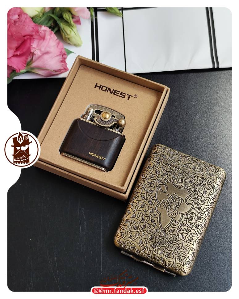 فندک هندلی چوبی هانست honest 116 فندک هندلی چوبی هانست honest 116