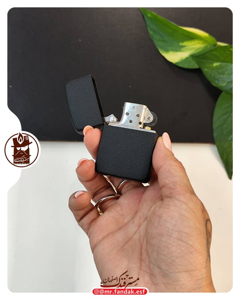 فندک زیپو اورجینال zippo 28582 rep black crackle فندک زیپو اورجینال zippo 28582 rep black crackle