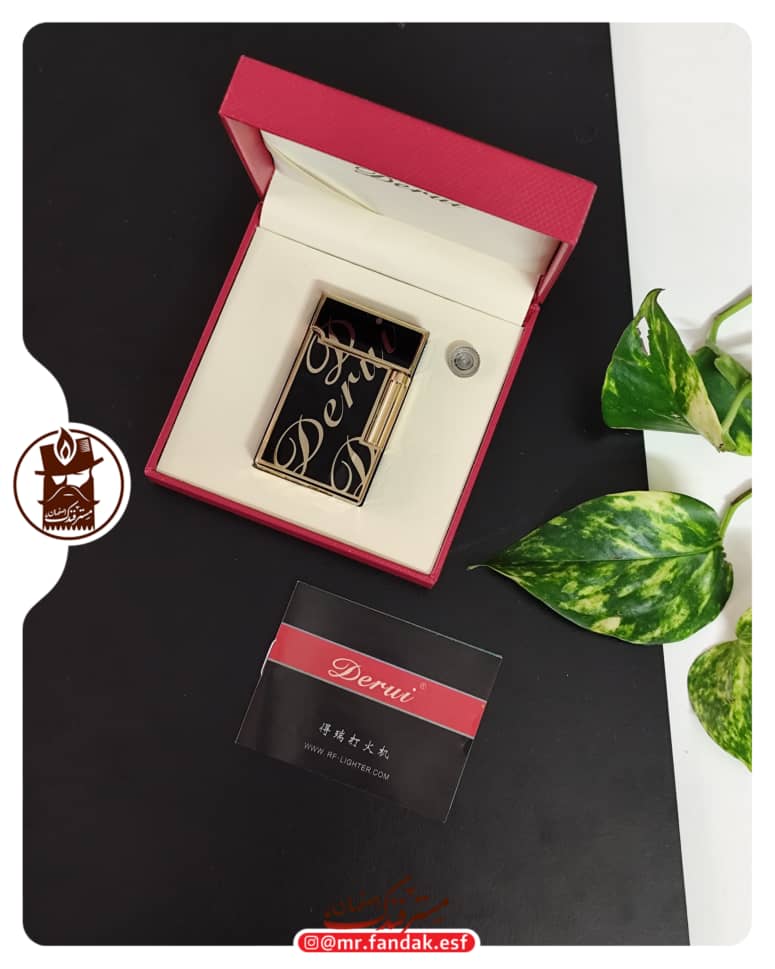 فندک بغل زن دروی derui لاین سه لوگودار فندک بغل زن دروی derui لاین سه لوگودار