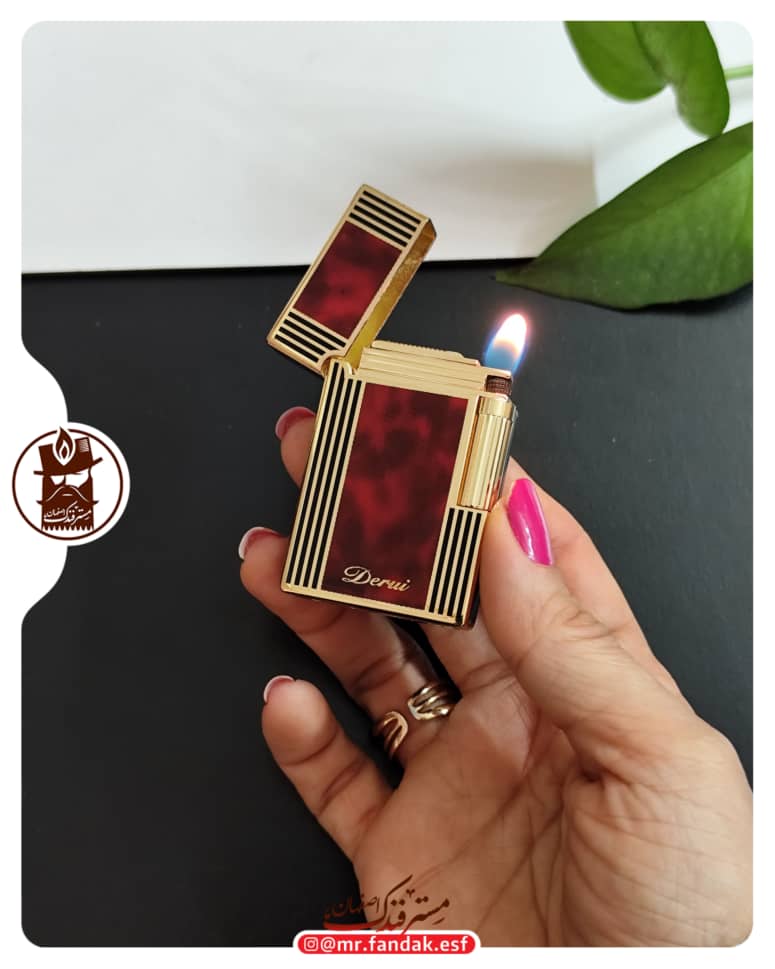 فندک بغل زن دروی derui لاین دو زرشکی فندک بغل زن دروی derui لاین دو زرشکی