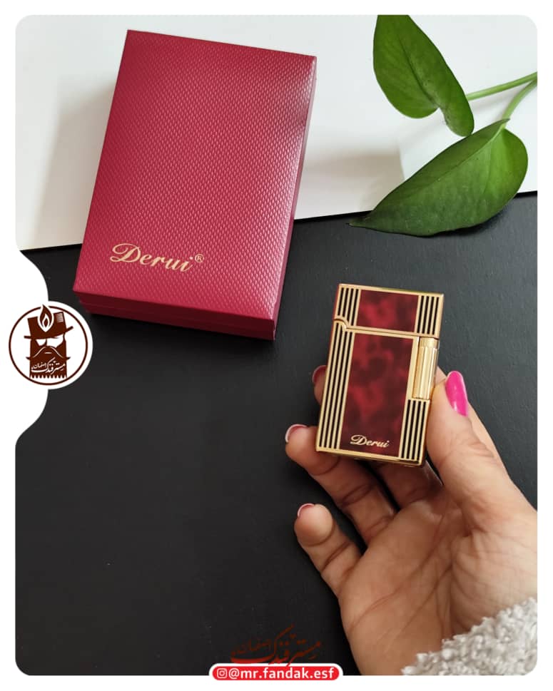 فندک بغل زن دروی derui لاین دو زرشکی فندک بغل زن دروی derui لاین دو زرشکی