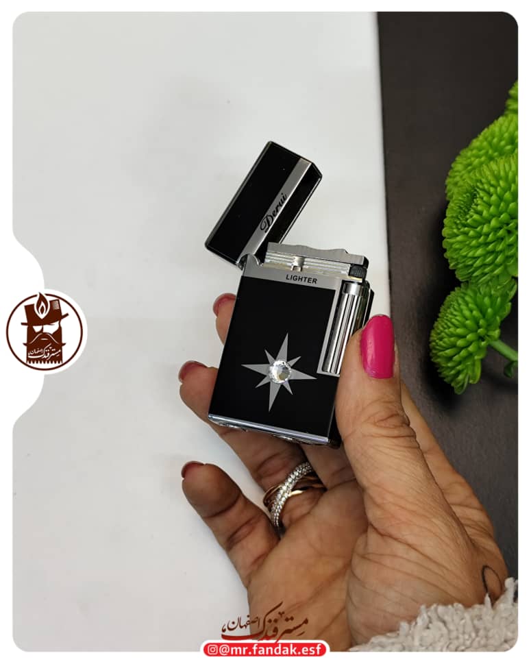 فندک بغل زن دروی derui لاین سه تک نگین فندک بغل زن دروی derui لاین سه تک نگین