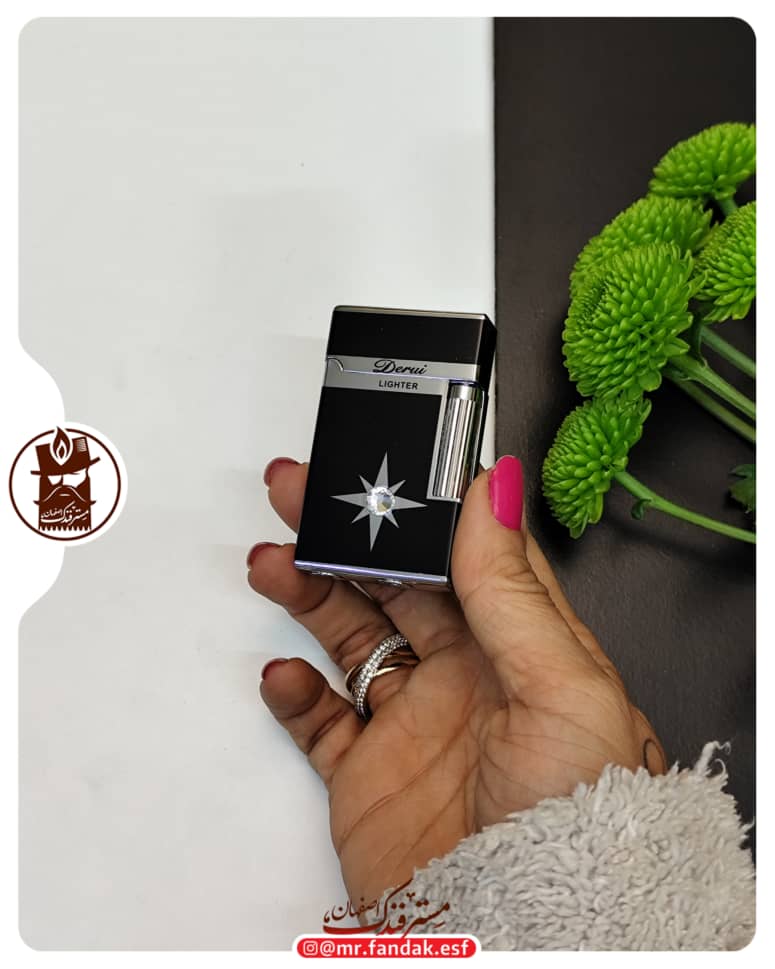 فندک بغل زن دروی derui لاین سه تک نگین فندک بغل زن دروی derui لاین سه تک نگین