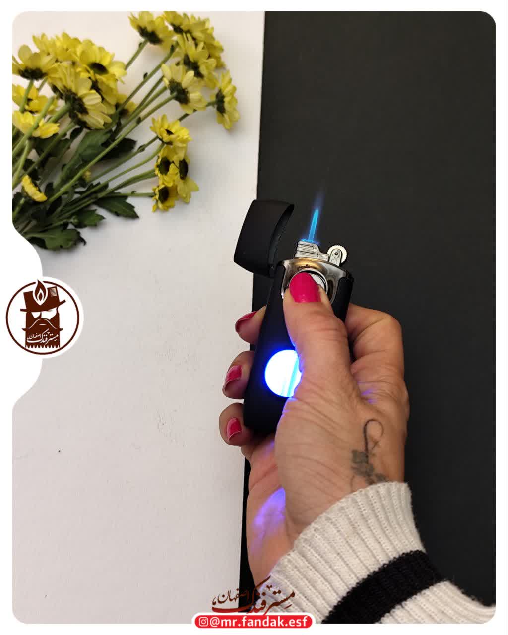 فندک دوحالته دکمه دار 1007 فندک دوحالته دکمه دار 1007