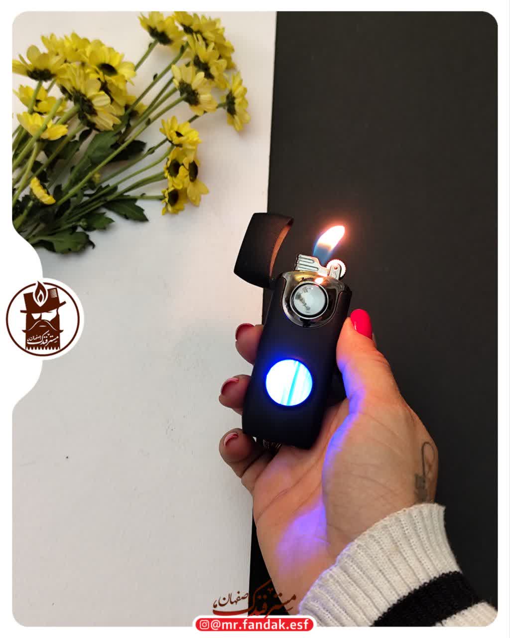 فندک دوحالته دکمه دار 1007 فندک دوحالته دکمه دار 1007