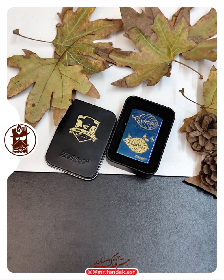 فندک بنزینی زورو zorro طرح مورچه فندک بنزینی زورو zorro طرح مورچه